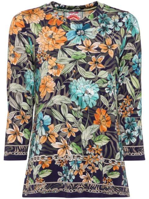 The Janie 3/4 sleeve Tee by JOHNNY WAS