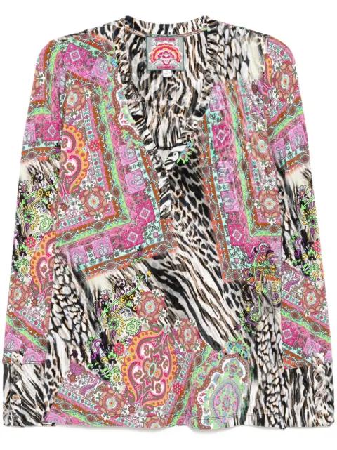 The Janie Henley blouse by JOHNNY WAS