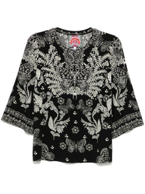The Janie bell-sleeved top by JOHNNY WAS