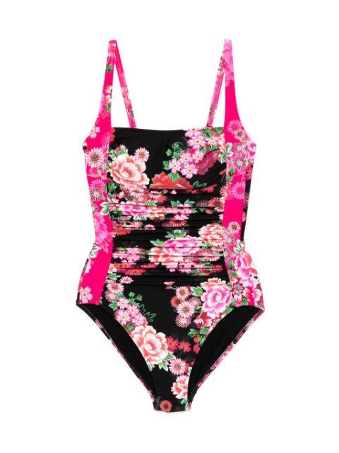 ruched one-piece by JOHNNY WAS