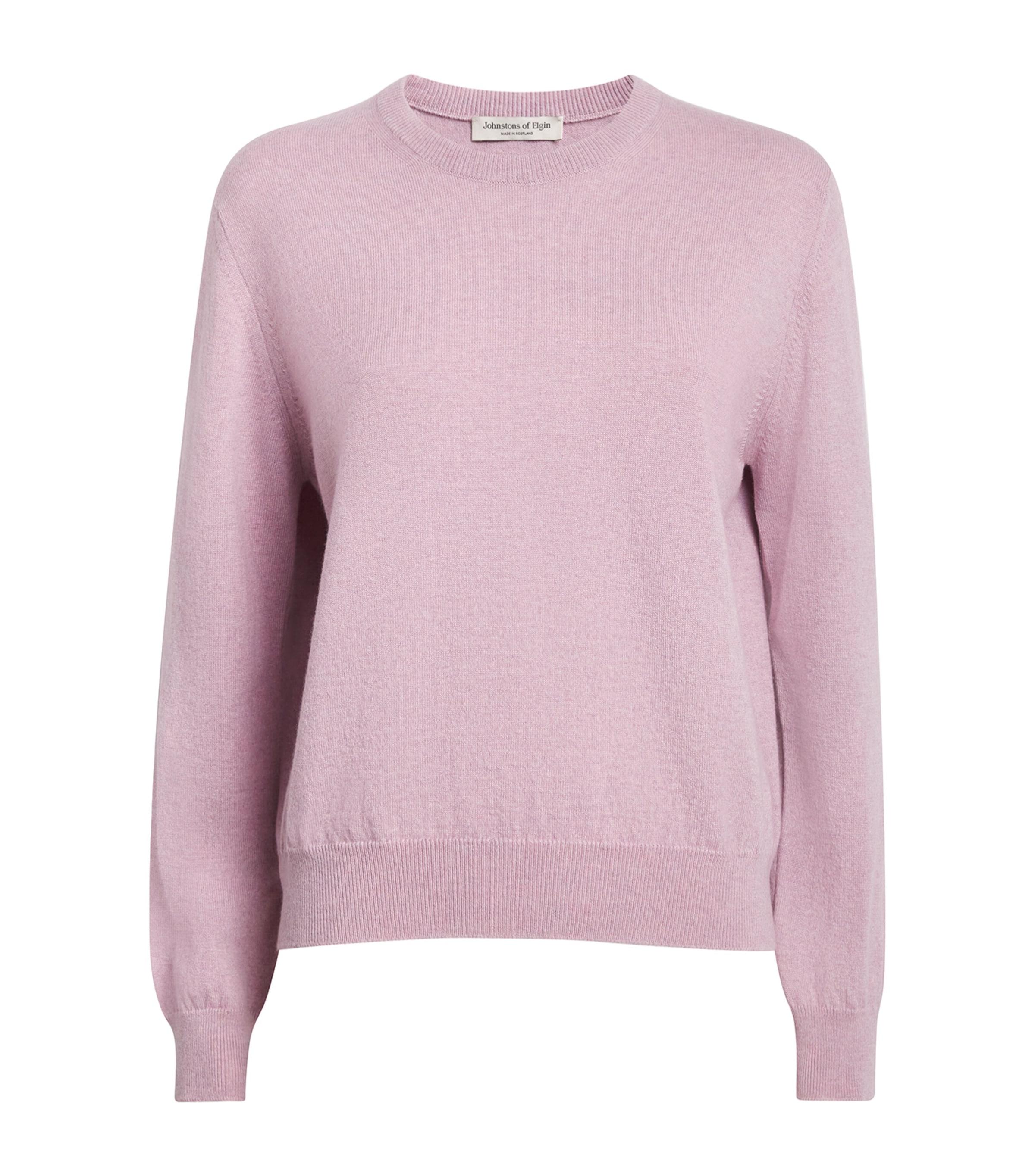 Johnstons Of Elgin Cashmere Crew-Neck Lunan Sweater by JOHNSTONS OF ELGIN