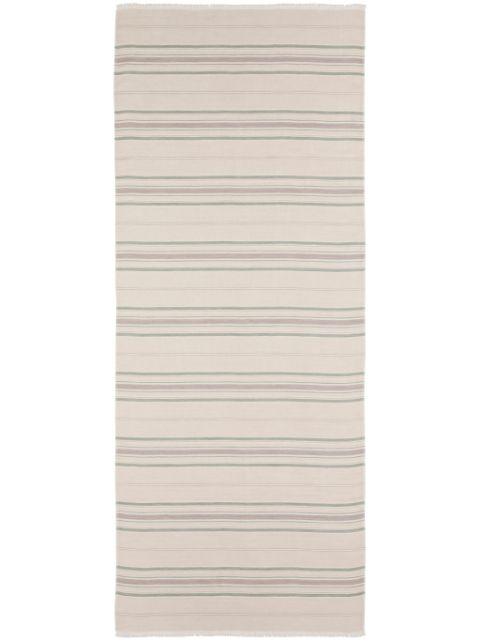 striped cashmere scarf by JOHNSTONS OF ELGIN
