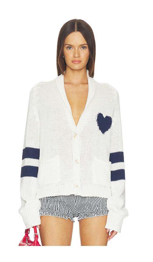 John & Jenn by Line Maddox Cardigan in White by JOHN&JENN BY LINE