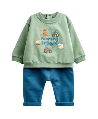 JoJo Maman Bebe Boys' 2-piece Sweatshirt & Jogger Set - Baby by JOJO MAMAN B&EACUTE;B&EACUTE;