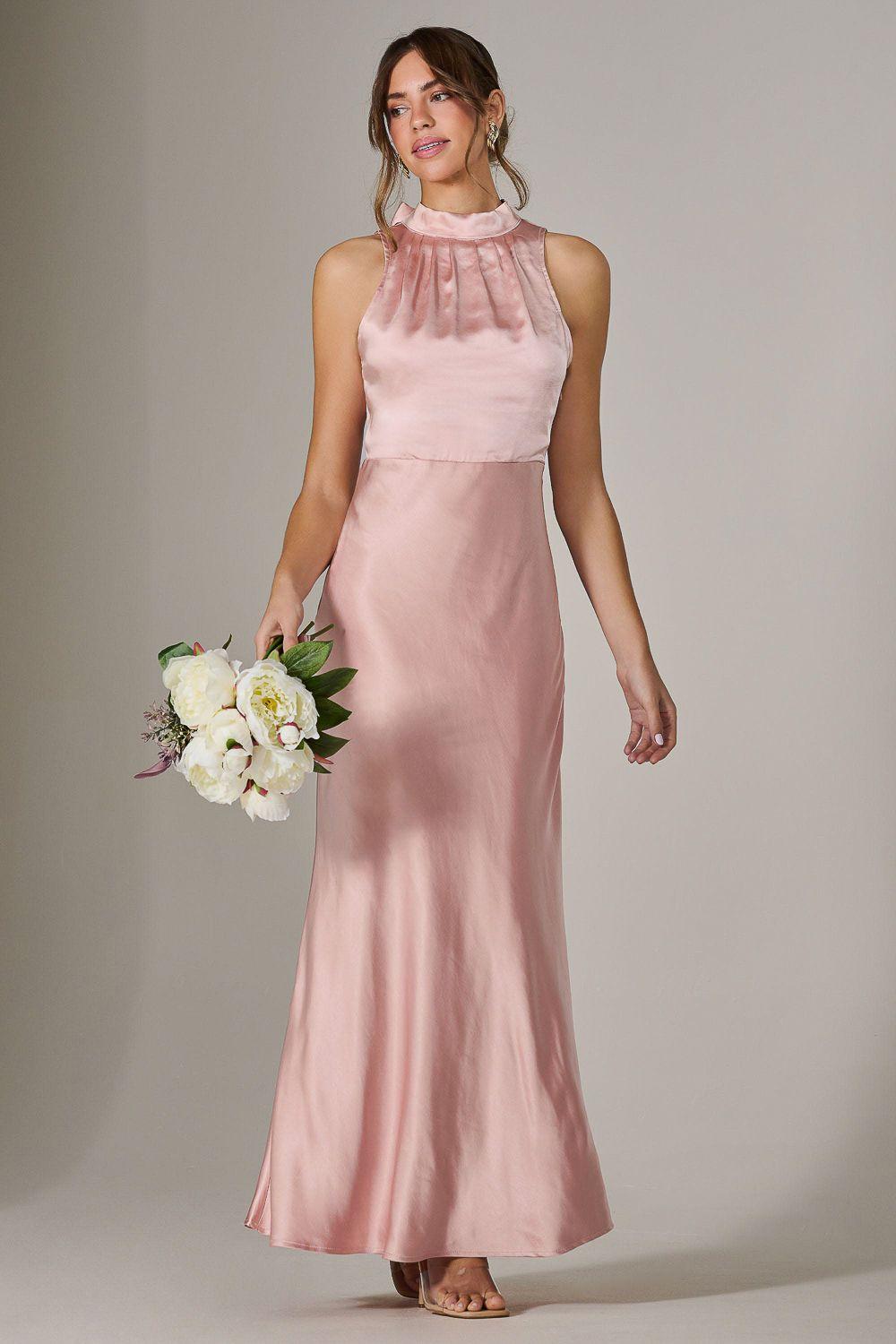 Halter Neck Maxi Dress by JOLIE MOI
