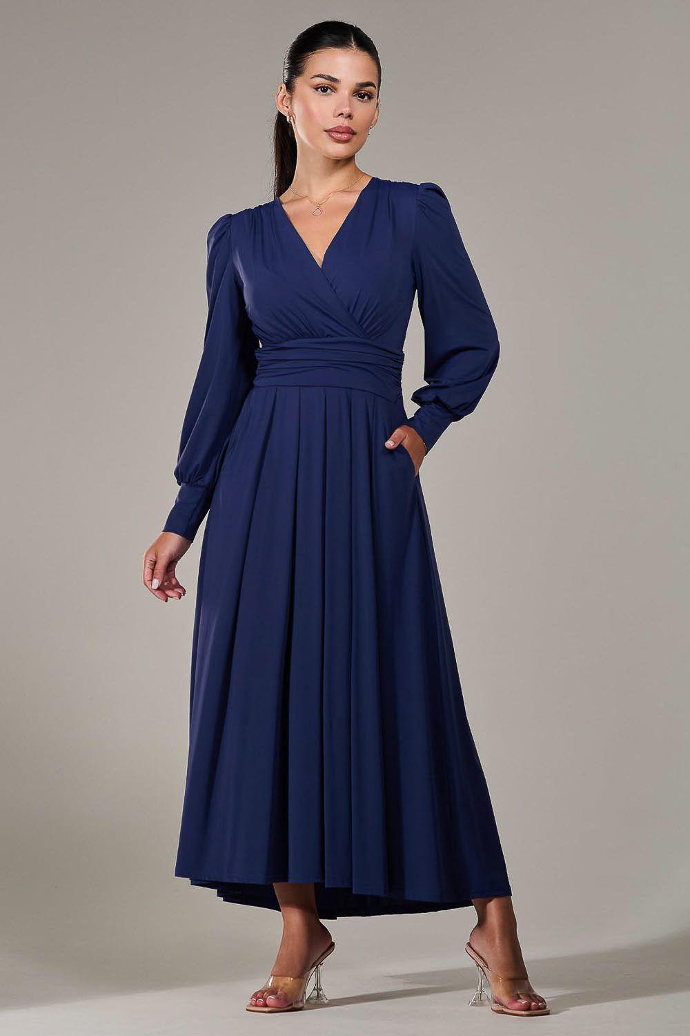 Petite Long Sleeve Soft Silky Jersey Max by JOLIE MOI