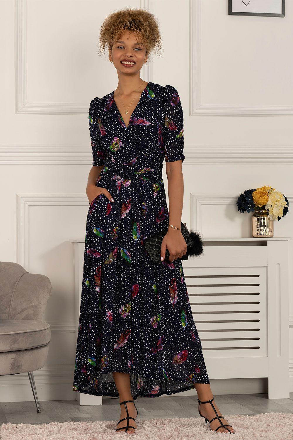 Ressie Dip Hem Maxi Dress by JOLIE MOI