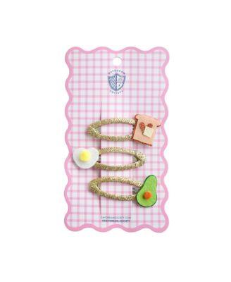 Avocado Toast Hair Clips by JOLLITY&CO.