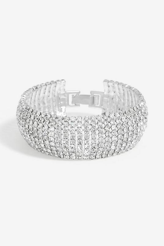 Statement Crystal Bracelet by JON RICHARD