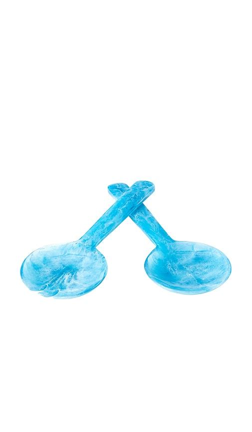 Jonathan Adler Mustique Salad Seving Set in Blue by JONATHAN ADLER