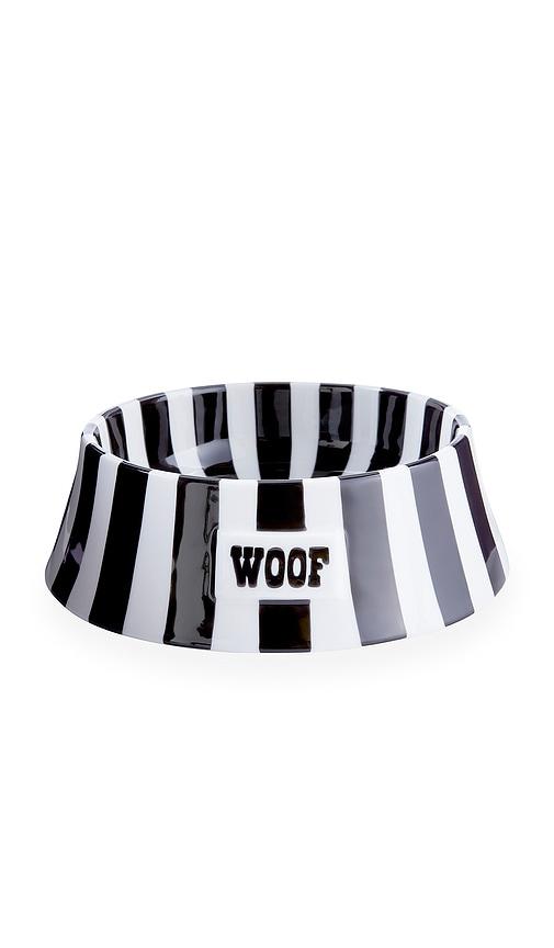 Jonathan Adler Vice Woof Pet Bowl in Black by JONATHAN ADLER