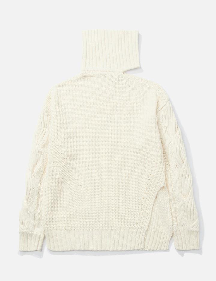 Aubrey Traveling Cable Sweater by JONATHAN SIMKHAI