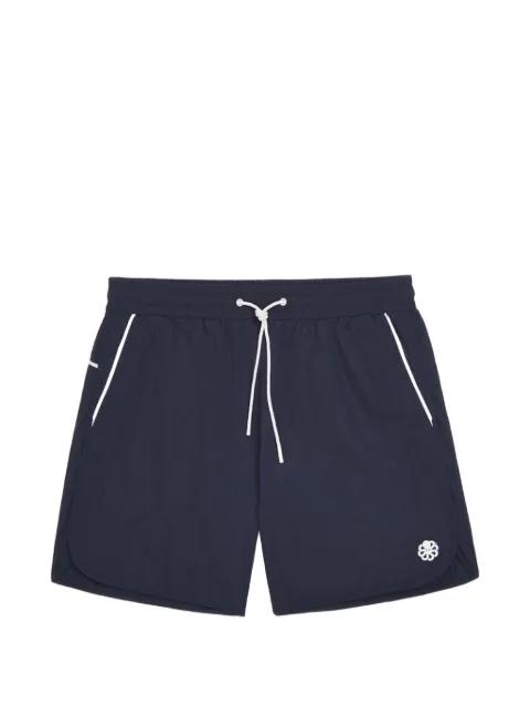 piped-trim drawstring shorts by JONSEN ISLAND