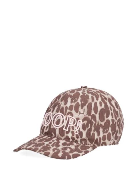 Anahi leopard-print logo-embroidered cap by JOOP!