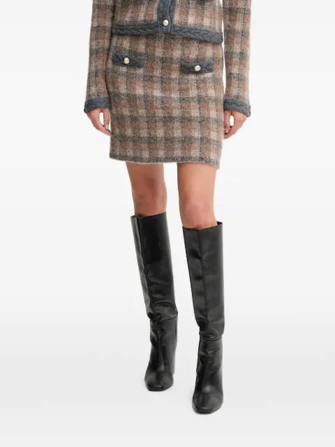 Kanda check-pattern mini skirt by JOOP!