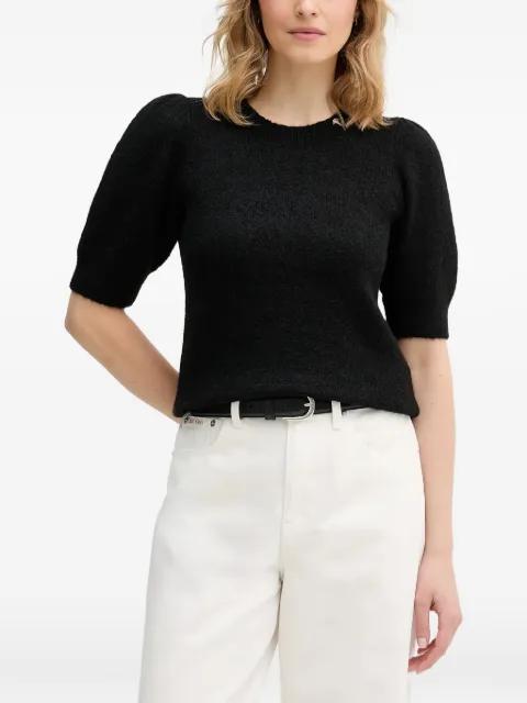 Kylie puff-sleeve round-neck sweater by JOOP!