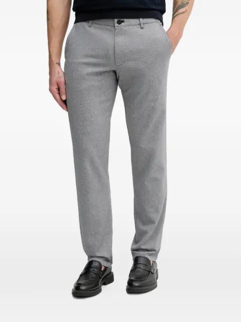 belt-loops patterned trousers by JOOP!