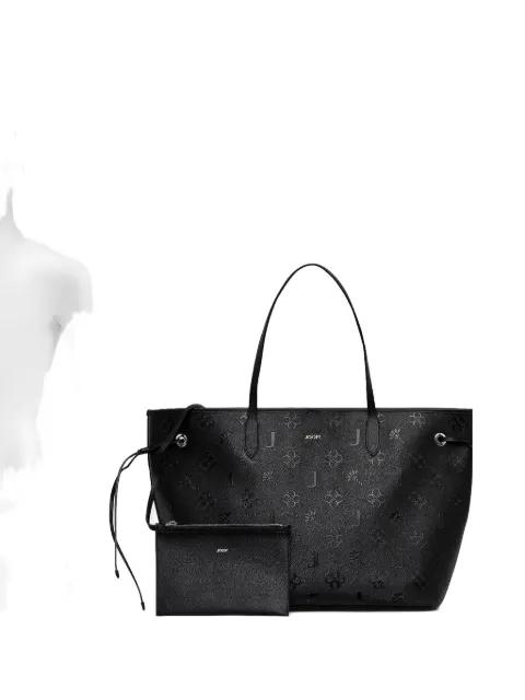 debossed-logo drawstring tote bag by JOOP!