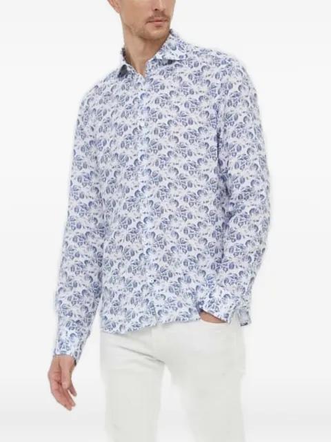 floral-print linen shirt by JOOP!