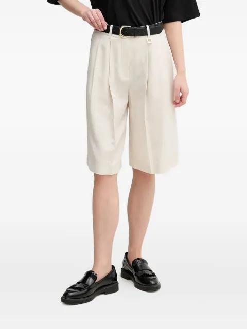 pleated-front logo shorts by JOOP!