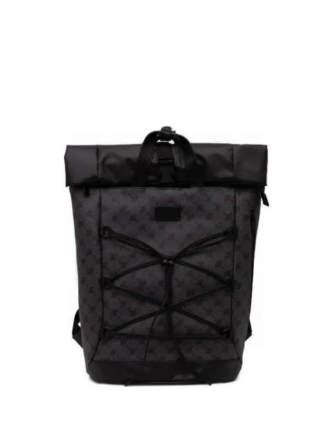 roll-top patterned backpack by JOOP!