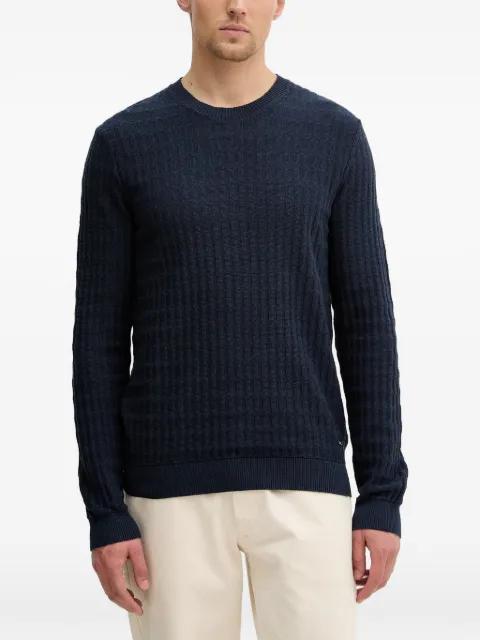 textured long-sleeve jumper by JOOP!