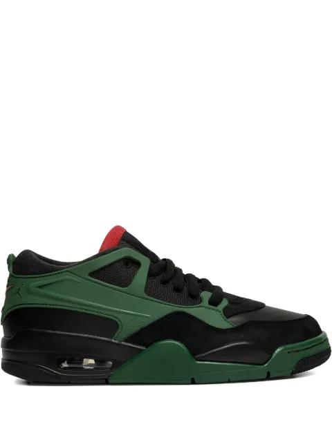 4 RM "Black/Gorge Green University Red" sneakers by JORDAN