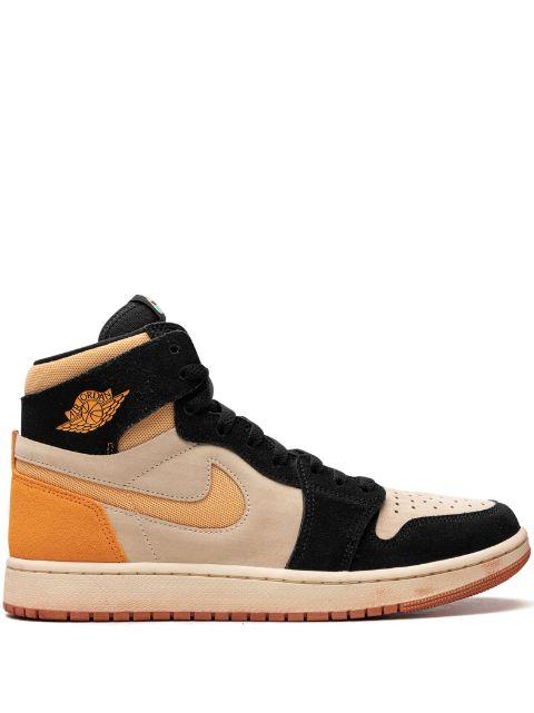 Air Jordan 1 High Zoom Air CMFT 2 "Muslin/Vivid Orange" sneakers by JORDAN