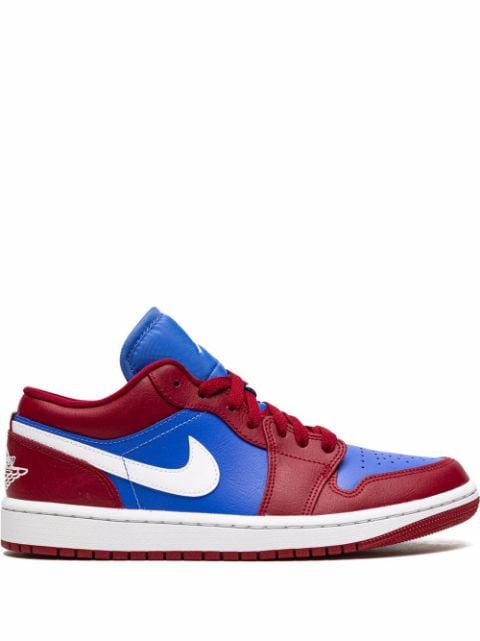 Air Jordan 1 Low "Pomegranate/Medium Blue" sneakers by JORDAN