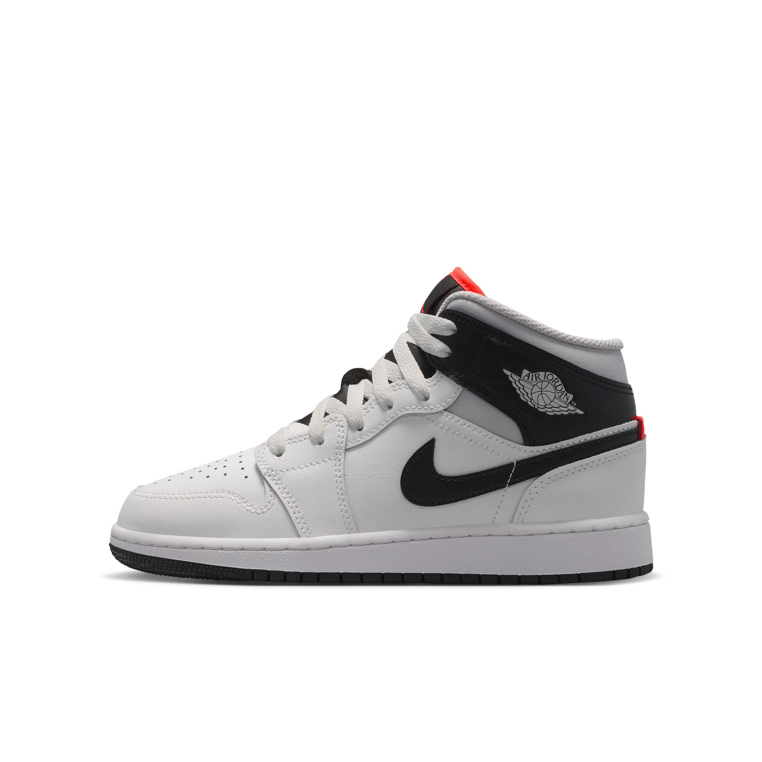 Air Jordan 1 Mid Big Kids' Shoes by JORDAN