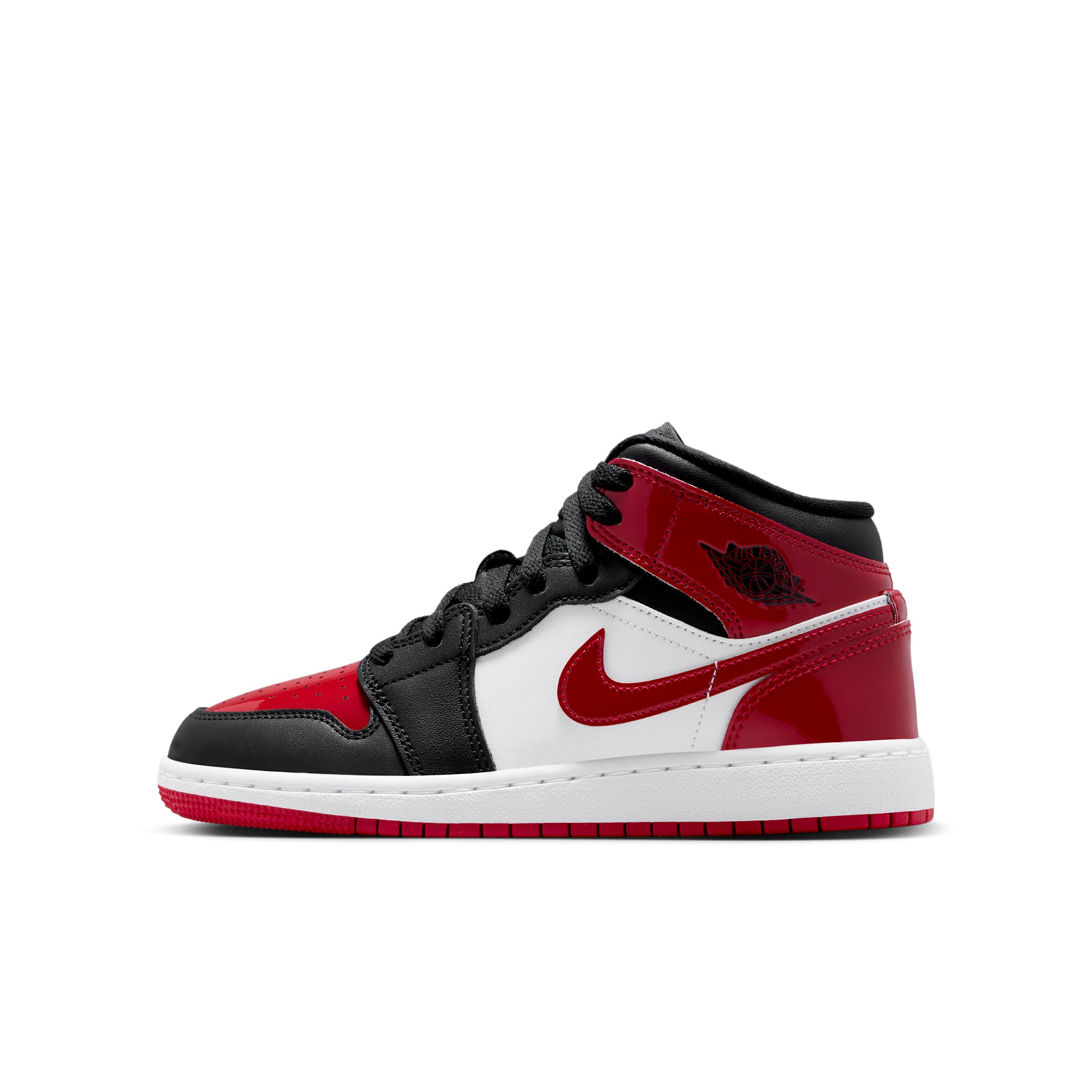 Air Jordan 1 Mid Big Kids' Shoes by JORDAN