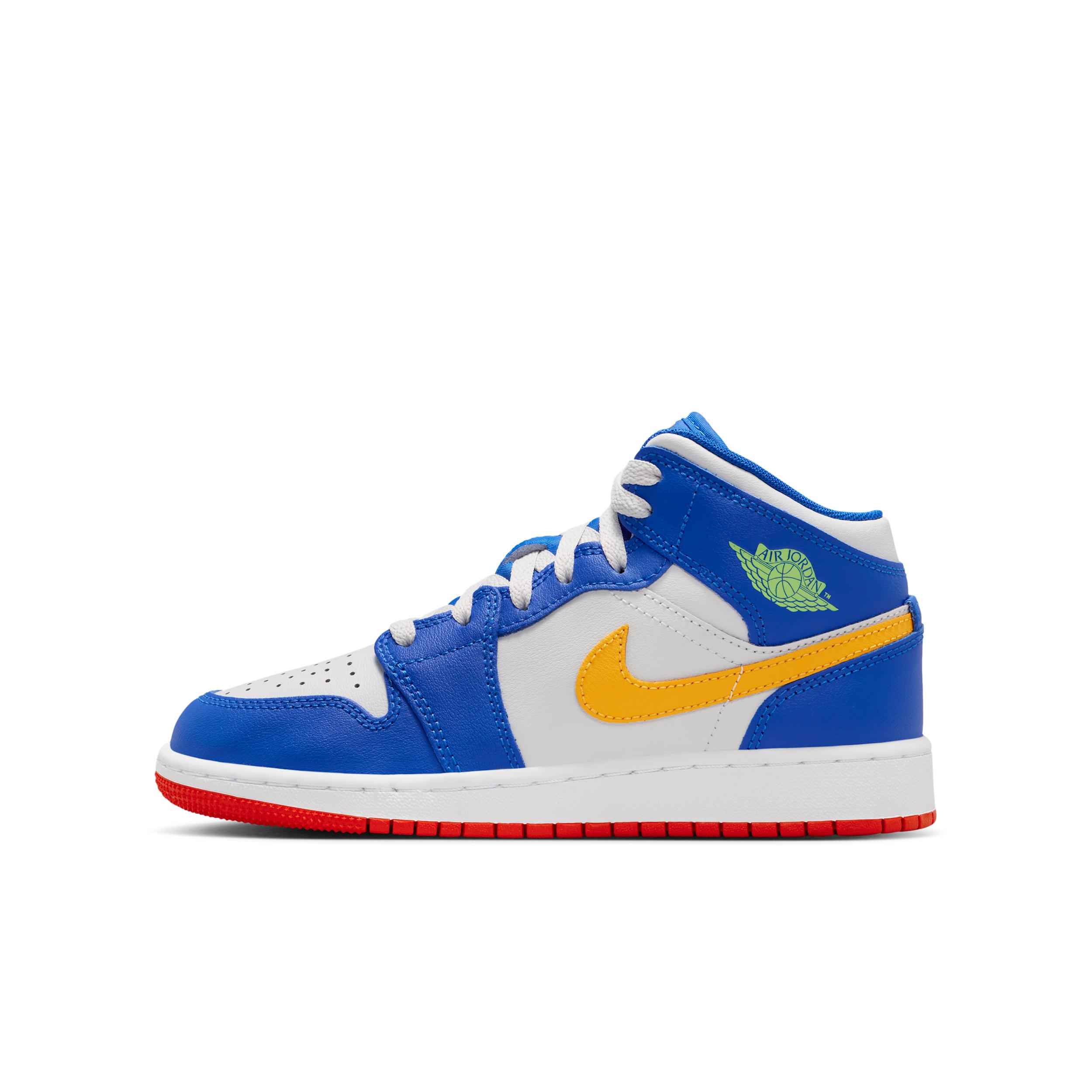 Air Jordan 1 Mid Big Kids' Shoes by undefined Air Jordan 1 Mid Big Kids' Shoes by undefined