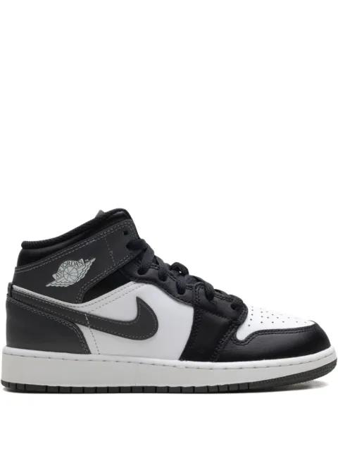 Air Jordan 1 Mid "Black/ Iron Grey/ White" sneakers by JORDAN