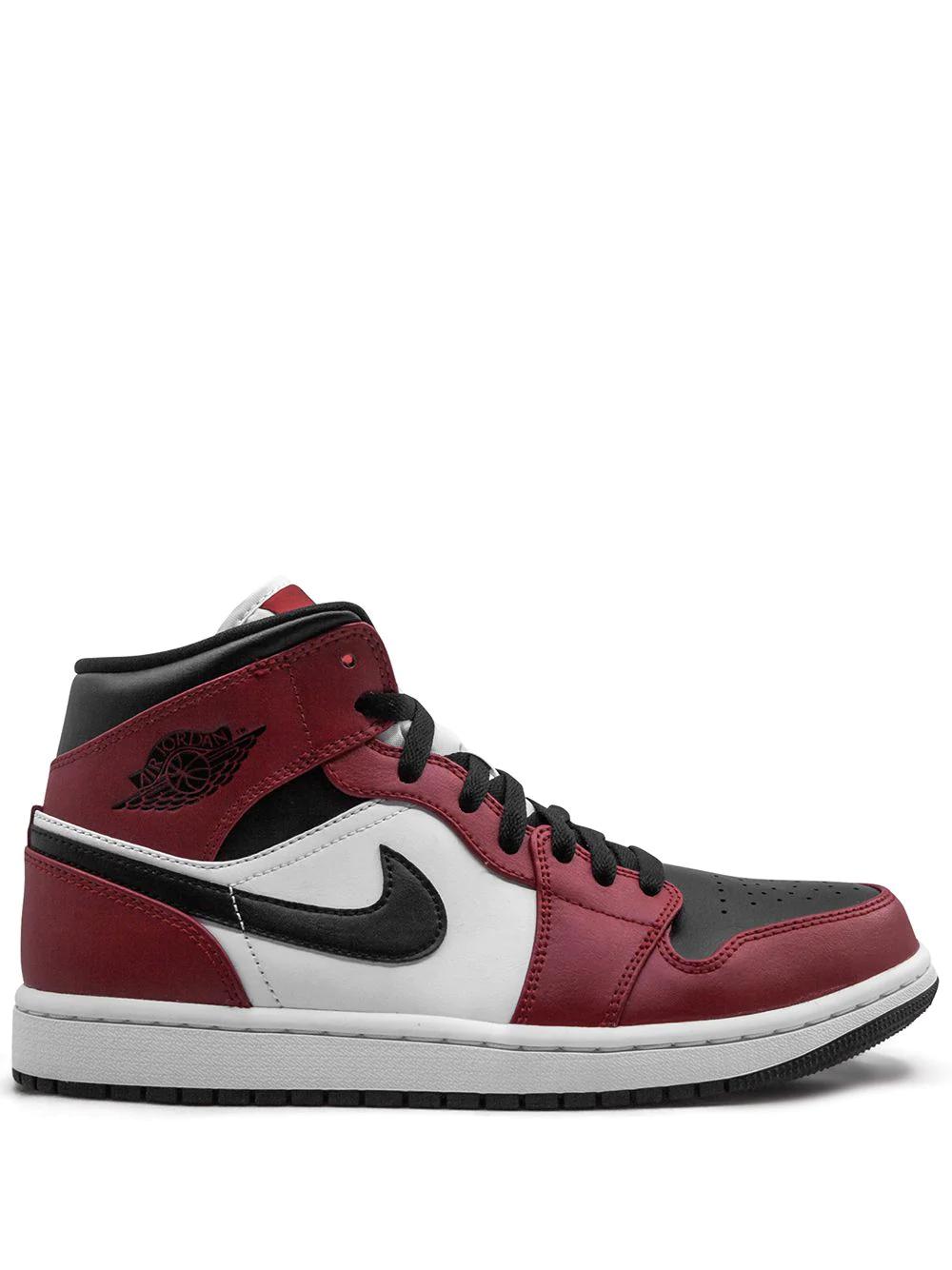 Air Jordan 1 Mid "Chicago Black Toe" sneakers by JORDAN