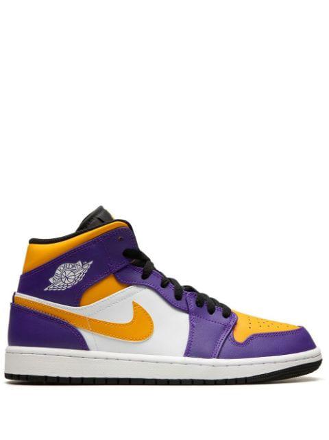 Air Jordan 1 Mid "Lakers" sneakers by JORDAN