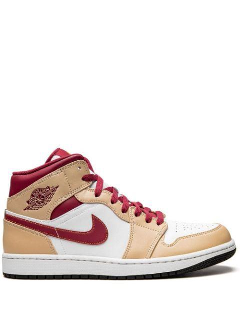 Air Jordan 1 Mid "Light Curry" sneakers by JORDAN
