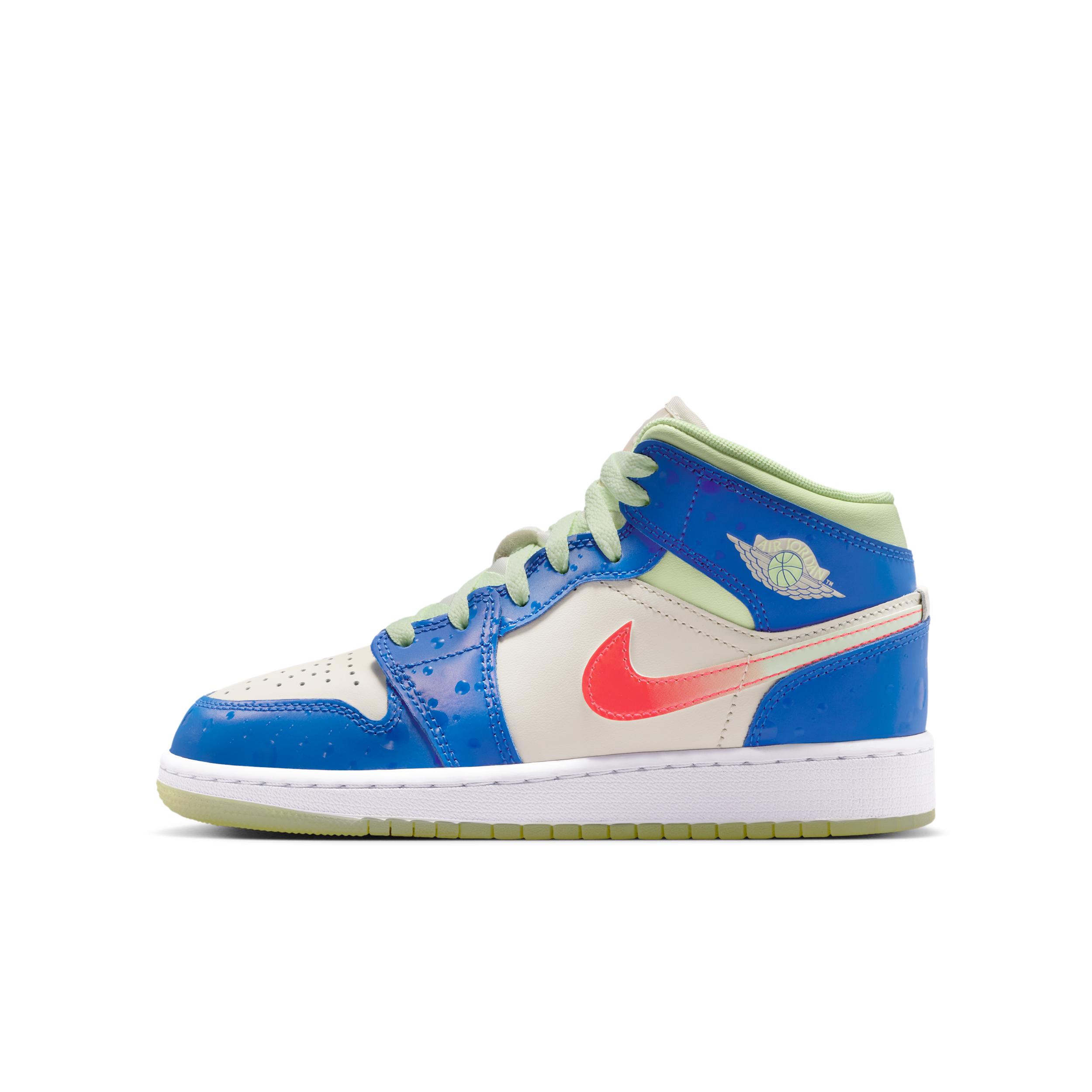 Air Jordan 1 Mid SE Big Kids' Shoes by JORDAN