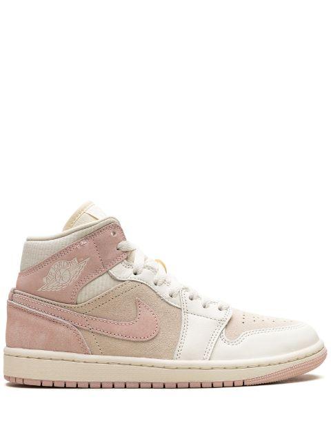 Air Jordan 1 Mid SE "Coconut Milk/Legend Pink" sneakers by JORDAN