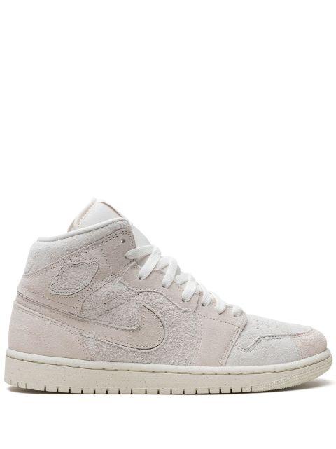 Air Jordan 1 Mid SE Craft "Pale Ivory" sneakers by JORDAN