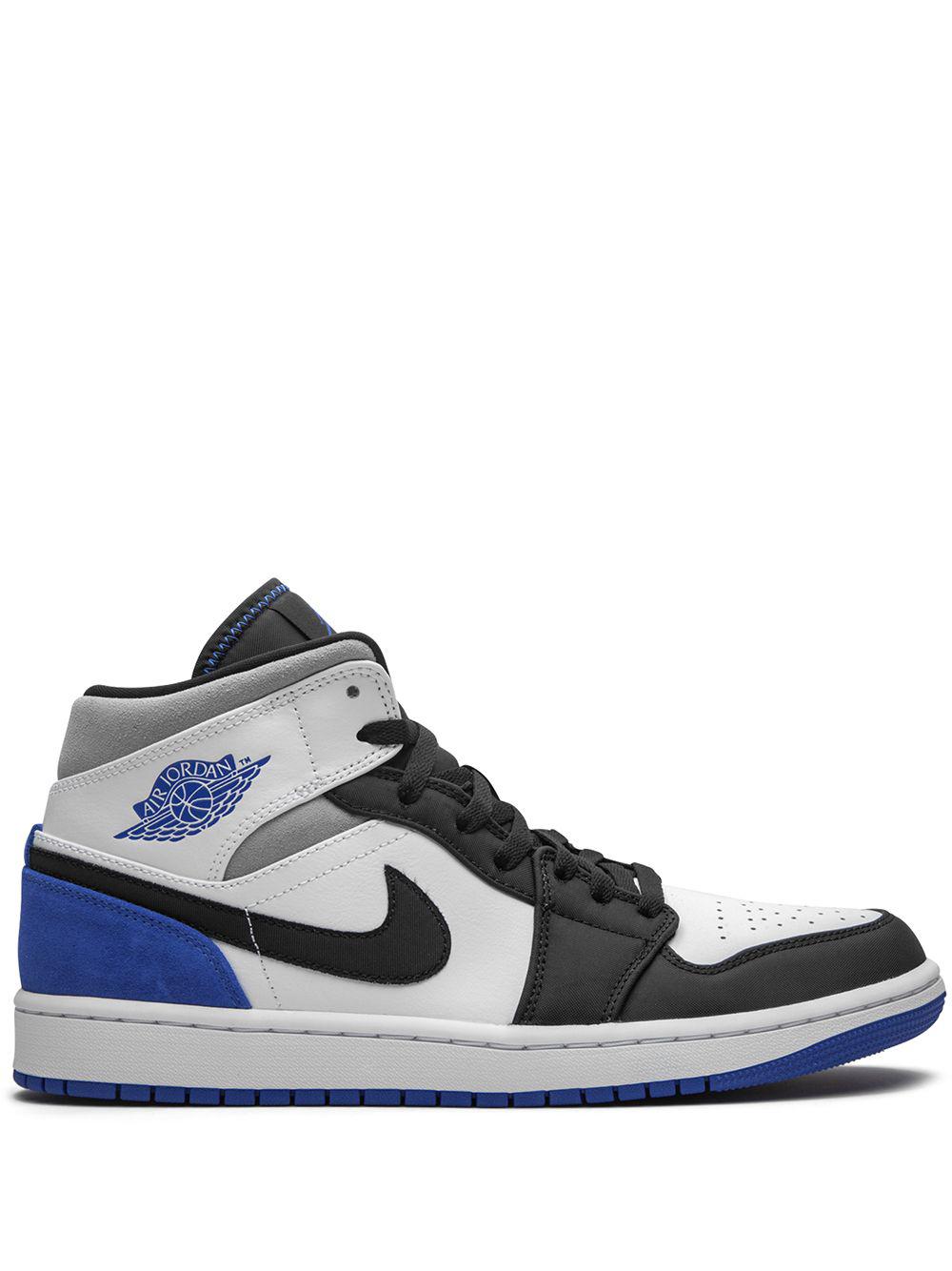 Air Jordan 1 Mid SE "Game Royal Black Toe" sneakers by JORDAN