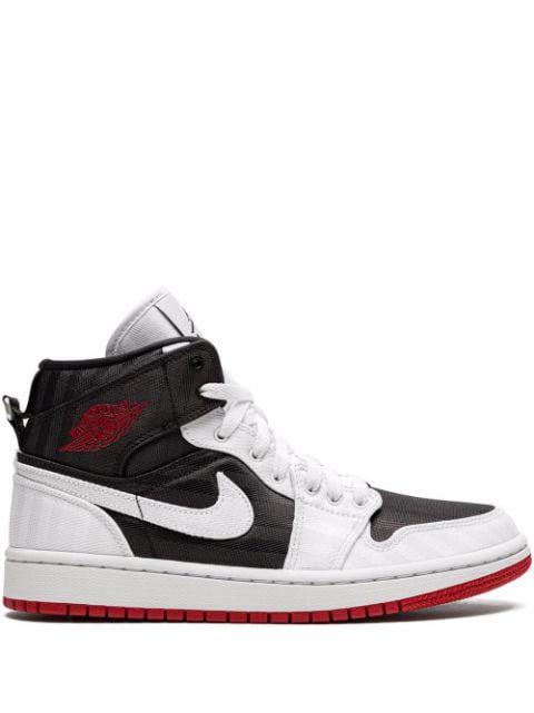 Air Jordan 1 Mid SE Utility "White/Black/Gym Red" sneakers by JORDAN