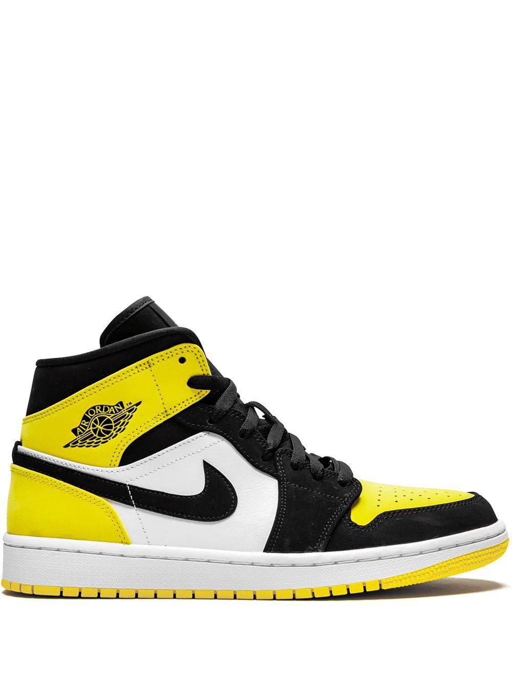 Air Jordan 1 Mid SE "Yellow Toe" sneakers by JORDAN