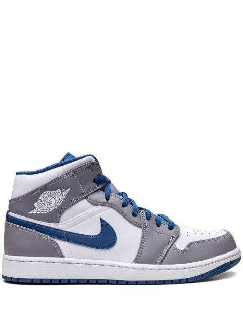 Air Jordan 1 Mid "True Blue" sneakers by JORDAN