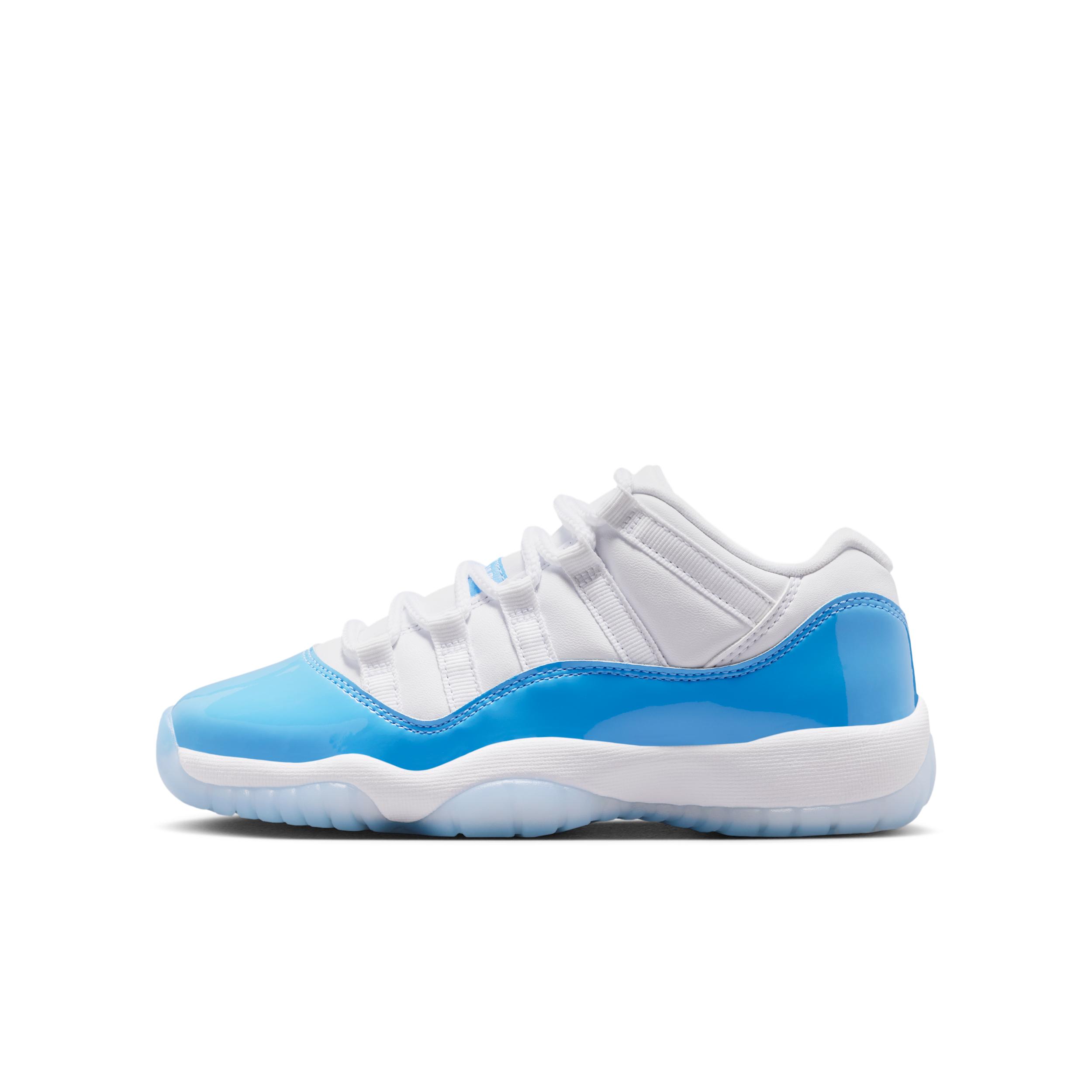 Air Jordan 11 Retro Low "University Blue" Big Kids' Shoes by JORDAN
