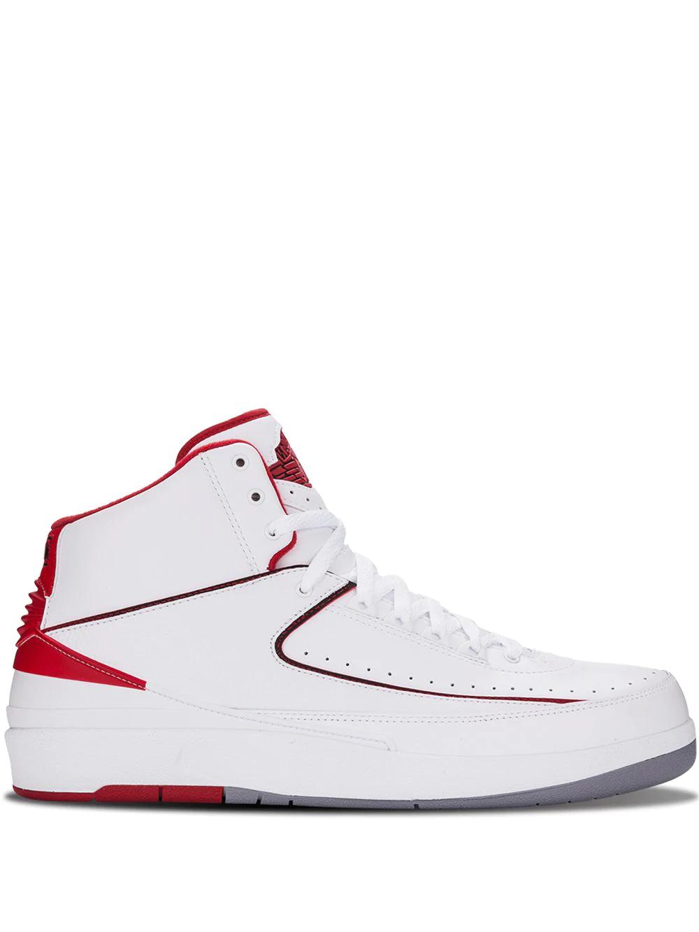 Air Jordan 2 Retro "White/Varsity Red" sneakers by JORDAN