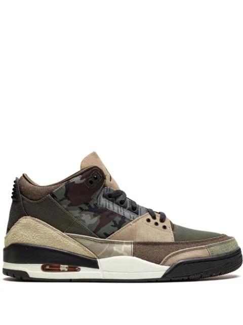 Air Jordan 3 "Patchwork Camo" sneakers by JORDAN