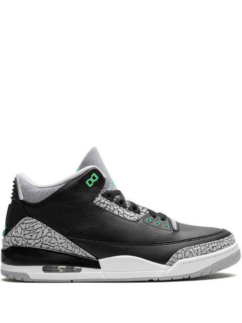 Air Jordan 3 Retro "Green Glow" sneakers by JORDAN