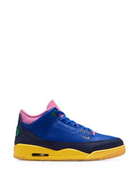 Air Jordan 3 Retro OG Brazil panelled sneakers by JORDAN