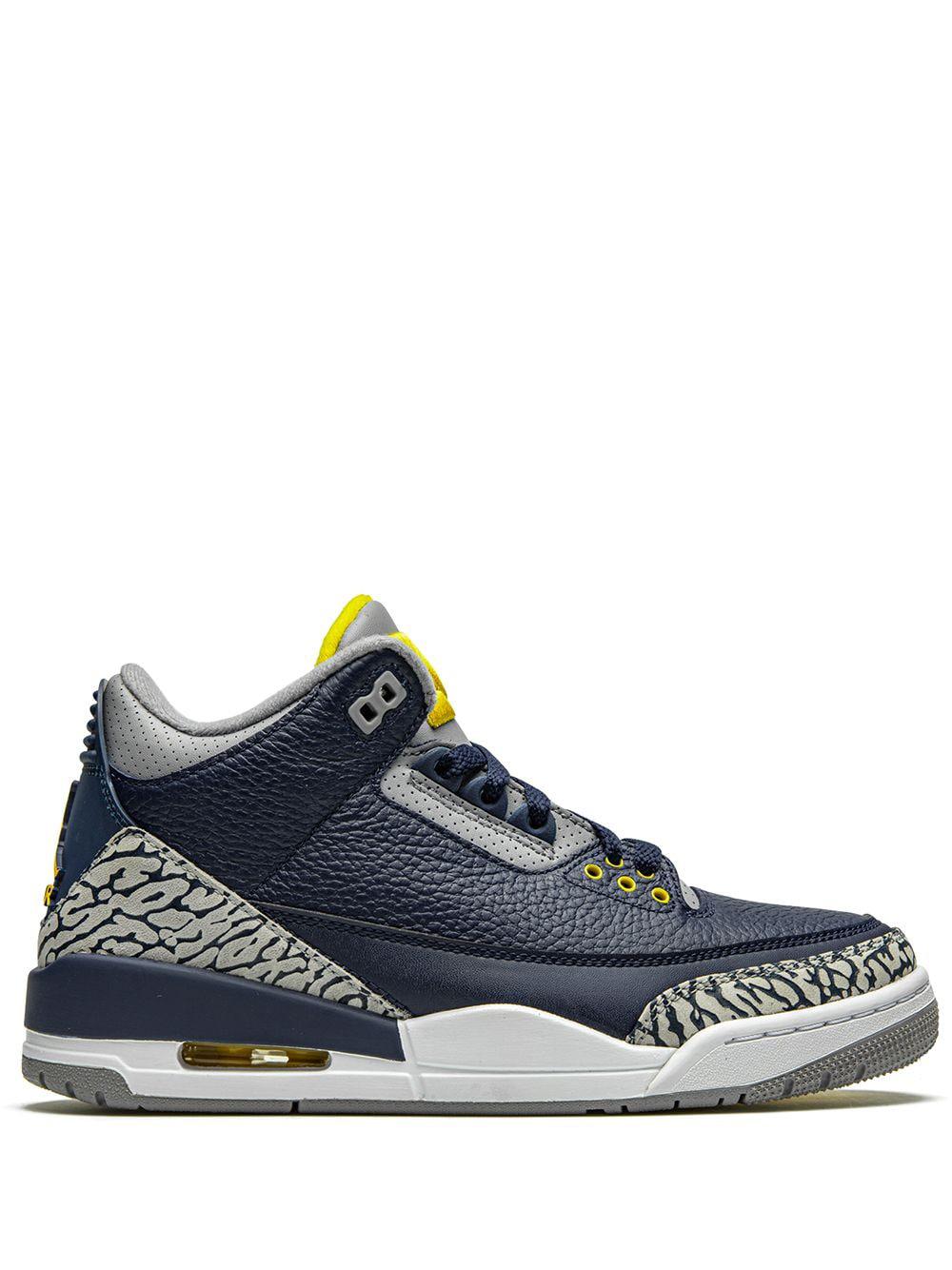 Air Jordan 3 Retro PE "Michigan" sneakers by JORDAN