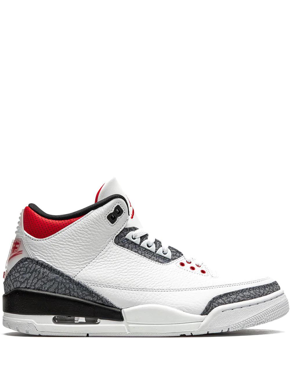 Air Jordan 3 Retro SE-T Denim "Japan Exclusive - Fire Red" sneakers by JORDAN